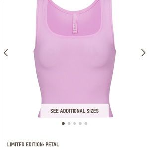 Skims Soft Lounge Tank in Petal